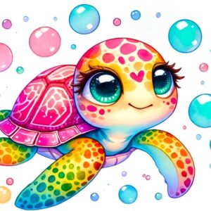Heat transfers Iron on stickers  sea turtle 115 for Tshirts Iron on Decal Patches Stickers Clothes Hat Pillows DIY Crafts