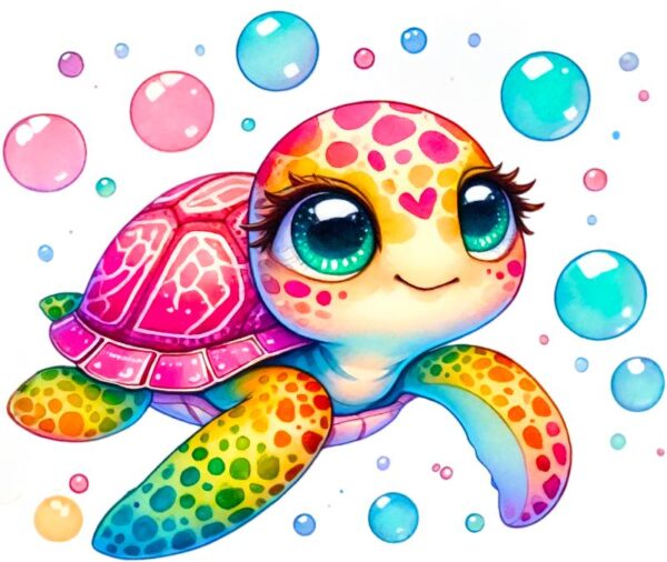 Heat transfers Iron on stickers  sea turtle 115 for Tshirts Iron on Decal Patches Stickers Clothes Hat Pillows DIY Crafts