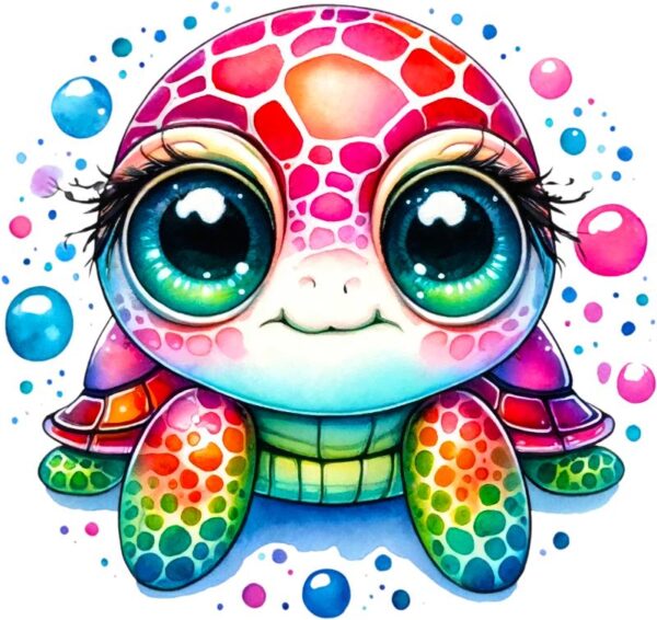 Heat transfers Iron on stickers  sea turtle 116 for Tshirts Iron on Decal Patches Stickers Clothes Hat Pillows DIY Crafts