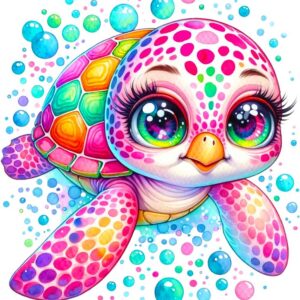 Heat transfers Iron on stickers  sea turtle 119 for Tshirts Iron on Decal Patches Stickers Clothes Hat Pillows DIY Crafts