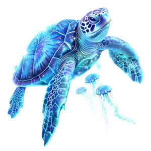 Heat transfers Iron on stickers  sea turtle 120 for Tshirts Iron on Decal Patches Stickers Clothes Hat Pillows DIY Crafts