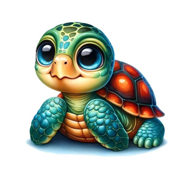 Heat transfers Iron on stickers  sea turtle 124 for Tshirts Iron on Decal Patches Stickers Clothes Hat Pillows DIY Crafts