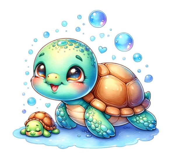 Heat transfers Iron on stickers  sea turtle 127 for Tshirts Iron on Decal Patches Stickers Clothes Hat Pillows DIY Crafts