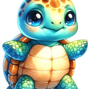 Heat transfers Iron on stickers  sea turtle 142 for Tshirts Iron on Decal Patches Stickers Clothes Hat Pillows DIY Crafts