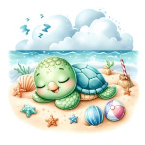 Heat transfers Iron on stickers  sea turtle 155 for Tshirts Iron on Decal Patches Stickers Clothes Hat Pillows DIY Crafts
