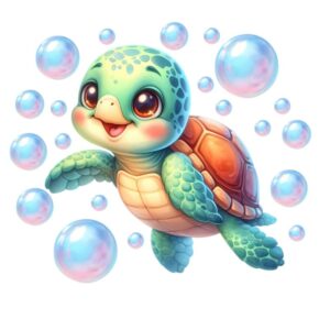 Heat transfers Iron on stickers  sea turtle 167 for Tshirts Iron on Decal Patches Stickers Clothes Hat Pillows DIY Crafts