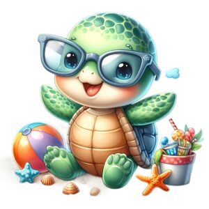 Heat transfers Iron on stickers  sea turtle 168 for Tshirts Iron on Decal Patches Stickers Clothes Hat Pillows DIY Crafts