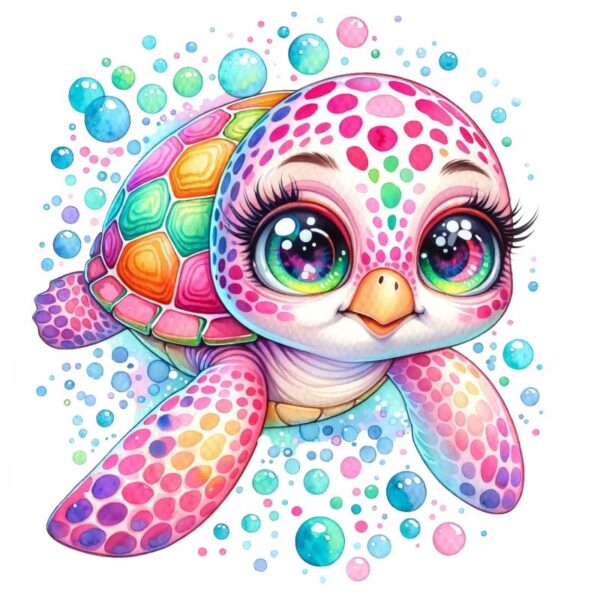 Heat transfers Iron on stickers  sea turtle 17 for Tshirts Iron on Decal Patches Stickers Clothes Hat Pillows DIY Crafts