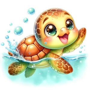 Heat transfers Iron on stickers  sea turtle 172 for Tshirts Iron on Decal Patches Stickers Clothes Hat Pillows DIY Crafts