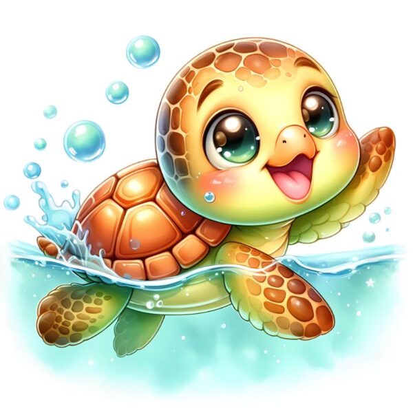 Heat transfers Iron on stickers  sea turtle 172 for Tshirts Iron on Decal Patches Stickers Clothes Hat Pillows DIY Crafts