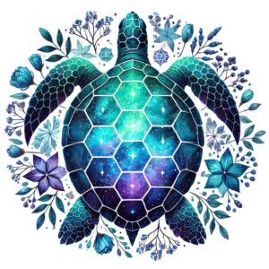 Heat transfers Iron on stickers  sea turtle 181 for Tshirts Iron on Decal Patches Stickers Clothes Hat Pillows DIY Crafts
