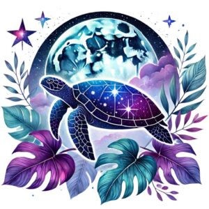 Heat transfers Iron on stickers  sea turtle 186 for Tshirts Iron on Decal Patches Stickers Clothes Hat Pillows DIY Crafts