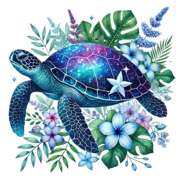 Heat transfers Iron on stickers  sea turtle 187 for Tshirts Iron on Decal Patches Stickers Clothes Hat Pillows DIY Crafts
