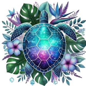 Heat transfers Iron on stickers  sea turtle 189 for Tshirts Iron on Decal Patches Stickers Clothes Hat Pillows DIY Crafts