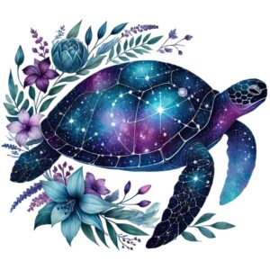 Heat transfers Iron on stickers  sea turtle 190 for Tshirts Iron on Decal Patches Stickers Clothes Hat Pillows DIY Crafts