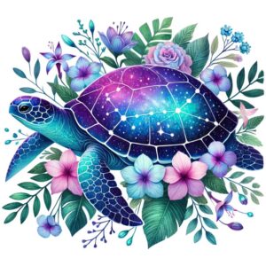 Heat transfers Iron on stickers  sea turtle 194 for Tshirts Iron on Decal Patches Stickers Clothes Hat Pillows DIY Crafts