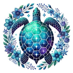 Heat transfers Iron on stickers  sea turtle 195 for Tshirts Iron on Decal Patches Stickers Clothes Hat Pillows DIY Crafts