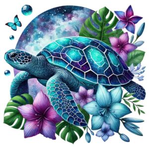 Heat transfers Iron on stickers  sea turtle 196 for Tshirts Iron on Decal Patches Stickers Clothes Hat Pillows DIY Crafts