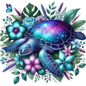 Heat transfers Iron on stickers  sea turtle 197 for Tshirts Iron on Decal Patches Stickers Clothes Hat Pillows DIY Crafts