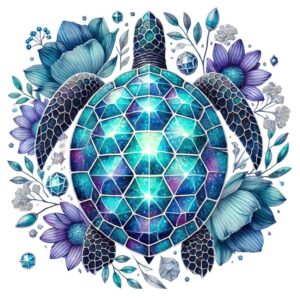 Heat transfers Iron on stickers  sea turtle 198 for Tshirts Iron on Decal Patches Stickers Clothes Hat Pillows DIY Crafts