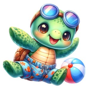 Heat transfers Iron on stickers  sea turtle 2 for Tshirts Iron on Decal Patches Stickers Clothes Hat Pillows DIY Crafts
