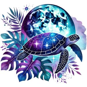 Heat transfers Iron on stickers  sea turtle 203 for Tshirts Iron on Decal Patches Stickers Clothes Hat Pillows DIY Crafts