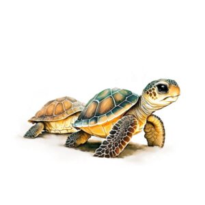 Heat transfers Iron on stickers  sea turtle 211 for Tshirts Iron on Decal Patches Stickers Clothes Hat Pillows DIY Crafts
