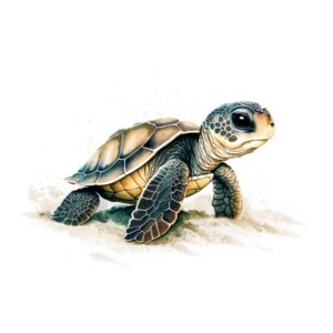 Heat transfers Iron on stickers  sea turtle 216 for Tshirts Iron on Decal Patches Stickers Clothes Hat Pillows DIY Crafts