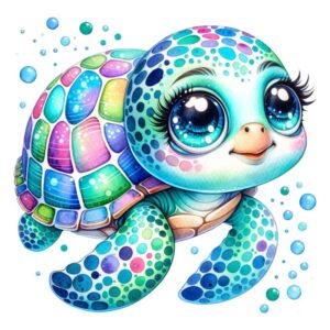 Heat transfers Iron on stickers  sea turtle 36 for Tshirts Iron on Decal Patches Stickers Clothes Hat Pillows DIY Crafts