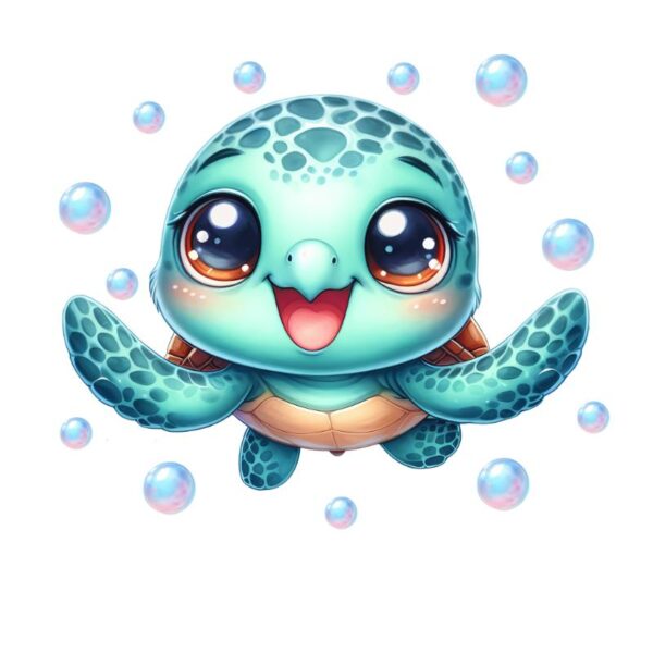Heat transfers Iron on stickers  sea turtle 4 for Tshirts Iron on Decal Patches Stickers Clothes Hat Pillows DIY Crafts