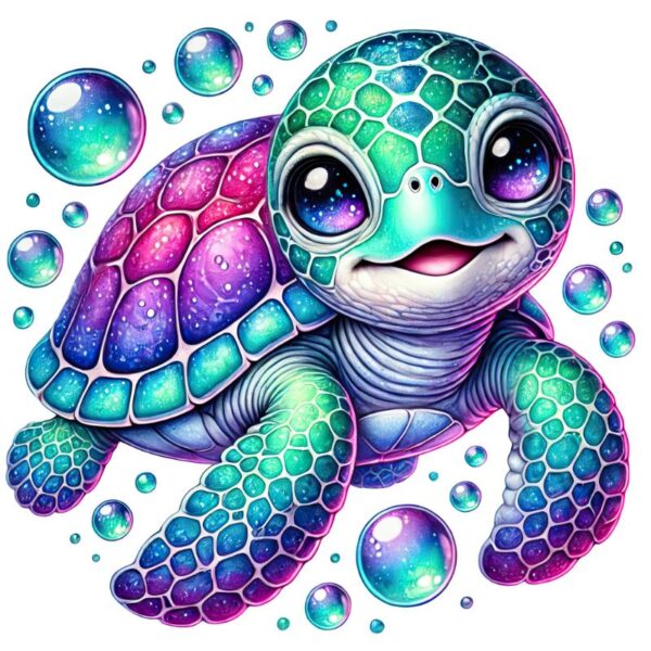 Heat transfers Iron on stickers  sea turtle 41 for Tshirts Iron on Decal Patches Stickers Clothes Hat Pillows DIY Crafts
