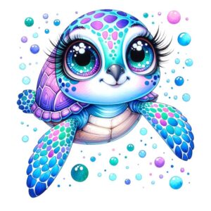 Heat transfers Iron on stickers  sea turtle 42 for Tshirts Iron on Decal Patches Stickers Clothes Hat Pillows DIY Crafts