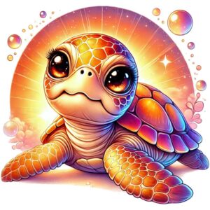 Heat transfers Iron on stickers  sea turtle 44 for Tshirts Iron on Decal Patches Stickers Clothes Hat Pillows DIY Crafts