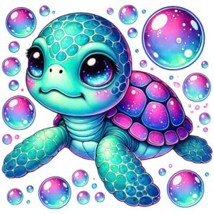 Heat transfers Iron on stickers  sea turtle 48 for Tshirts Iron on Decal Patches Stickers Clothes Hat Pillows DIY Crafts