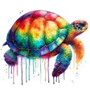 Heat transfers Iron on stickers  sea turtle 59 for Tshirts Iron on Decal Patches Stickers Clothes Hat Pillows DIY Crafts