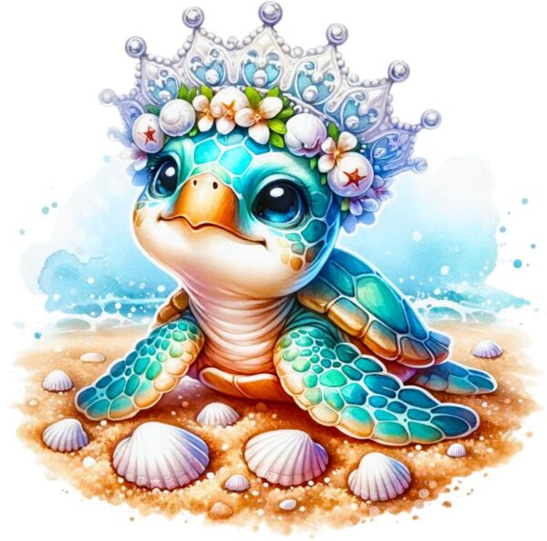 Heat transfers Iron on stickers  sea turtle 62 for Tshirts Iron on Decal Patches Stickers Clothes Hat Pillows DIY Crafts