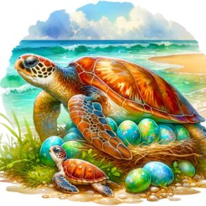 Heat transfers Iron on stickers  sea turtle 64 for Tshirts Iron on Decal Patches Stickers Clothes Hat Pillows DIY Crafts