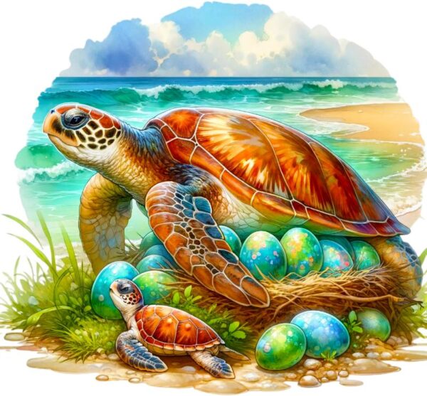 Heat transfers Iron on stickers  sea turtle 64 for Tshirts Iron on Decal Patches Stickers Clothes Hat Pillows DIY Crafts