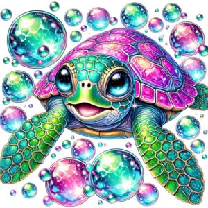 Heat transfers Iron on stickers  sea turtle 7 for Tshirts Iron on Decal Patches Stickers Clothes Hat Pillows DIY Crafts