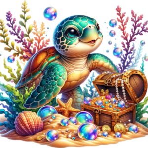 Heat transfers Iron on stickers  sea turtle 70 for Tshirts Iron on Decal Patches Stickers Clothes Hat Pillows DIY Crafts