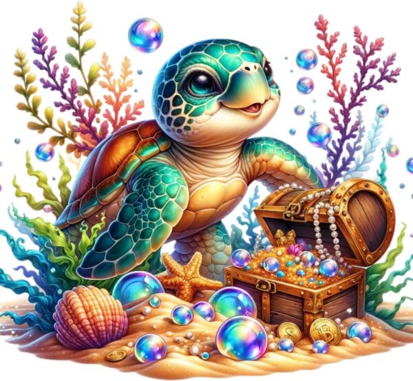 Heat transfers Iron on stickers  sea turtle 70 for Tshirts Iron on Decal Patches Stickers Clothes Hat Pillows DIY Crafts