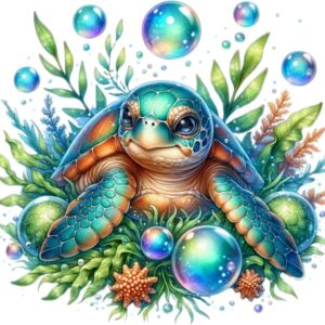 Heat transfers Iron on stickers  sea turtle 79 for Tshirts Iron on Decal Patches Stickers Clothes Hat Pillows DIY Crafts