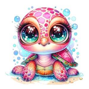 Heat transfers Iron on stickers  sea turtle 8 for Tshirts Iron on Decal Patches Stickers Clothes Hat Pillows DIY Crafts