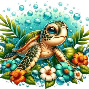 Heat transfers Iron on stickers  sea turtle 80 for Tshirts Iron on Decal Patches Stickers Clothes Hat Pillows DIY Crafts