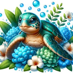 Heat transfers Iron on stickers  sea turtle 83 for Tshirts Iron on Decal Patches Stickers Clothes Hat Pillows DIY Crafts