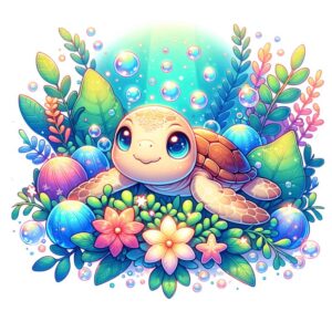 Heat transfers Iron on stickers  sea turtle 96 for Tshirts Iron on Decal Patches Stickers Clothes Hat Pillows DIY Crafts