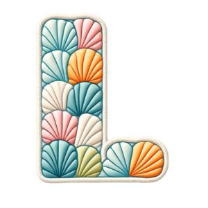 Heat transfers Iron on stickers  shell letter 12 for Tshirts Iron on Decal Patches Stickers Clothes Hat Pillows DIY Crafts