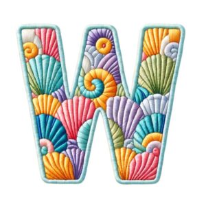 Heat transfers Iron on stickers  shell letter 23 for Tshirts Iron on Decal Patches Stickers Clothes Hat Pillows DIY Crafts