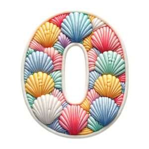 Heat transfers Iron on stickers  shell letter 27 for Tshirts Iron on Decal Patches Stickers Clothes Hat Pillows DIY Crafts