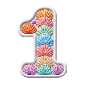 Heat transfers Iron on stickers  shell letter 28 for Tshirts Iron on Decal Patches Stickers Clothes Hat Pillows DIY Crafts